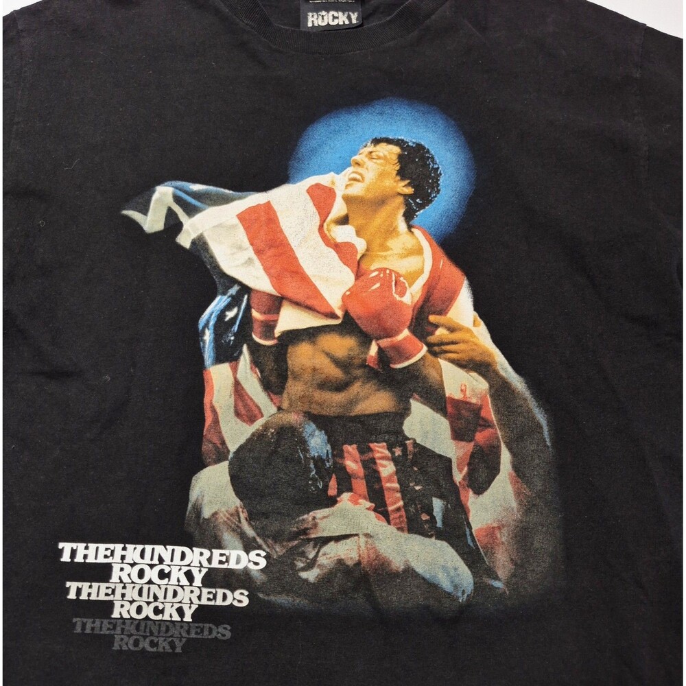 The Hundreds x Rocky Shirt Mens Black NWOT Movie Graphic Streetwear Rare Collab - Picture 2 of 8